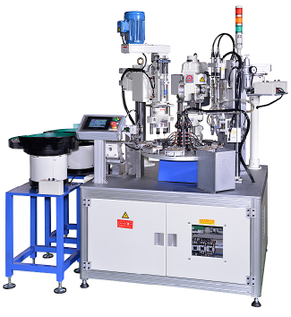 全自動(dòng)送料鉆孔攻牙鎖螺絲專用機(jī)